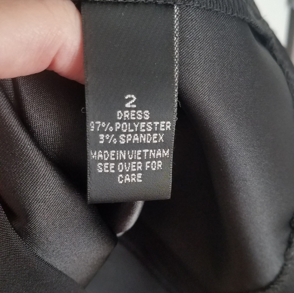 AB Studio Little Black Dress - Size 2 - Picture 7 of 8